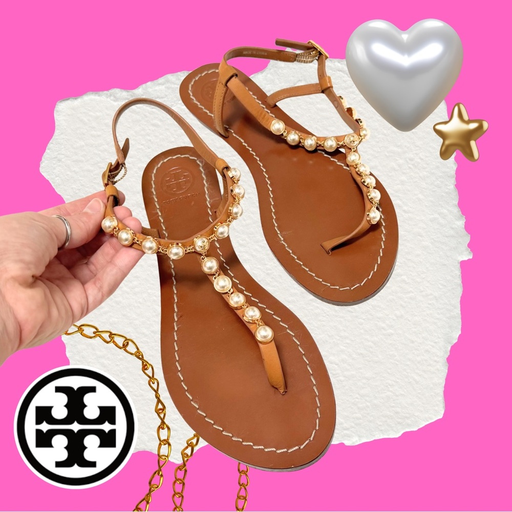 TORY BURCH Emmy Pearl Thong Sandals